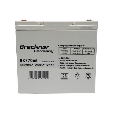 Baterie sistem solar cu gel 12V 50Ah 10HR 229x138x208mm FCG12-50 Breckner Germany