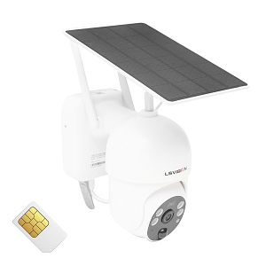 Camera supraveghere rotativa cu panou solar 3.5W, PTZ, 4G 1080P HD LS Vision