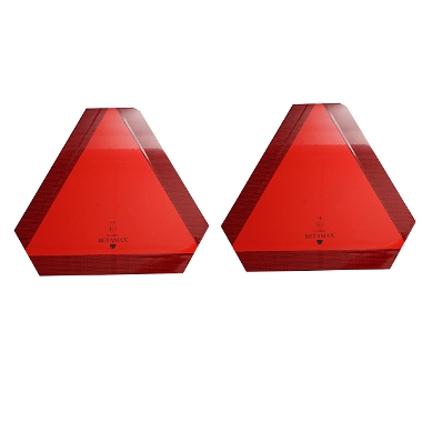 Tabla reflectorizanta triunghi /Set (placi identificare vehicule lente)