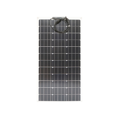 Panou solar 100W fotovoltaic monocristalin, flexibil, cablu si conectori MC4 Breckner Germany