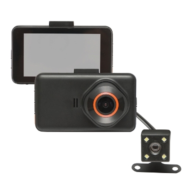 Camera video auto duala fata/spate FHD cu display 3 inch LCD Breckner Germany