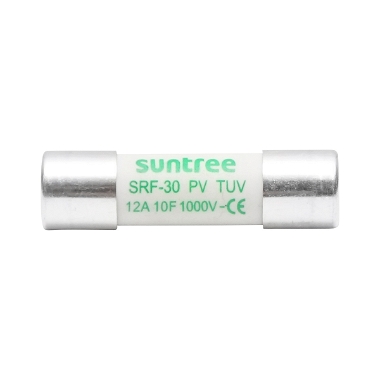 Siguranta fuzibila cilindrica SRF-32 pentru sisteme solare gPV, 12A, 1000V Suntree