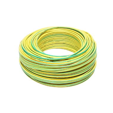 Cablu impamantare din cupru, 100m pentru panouri solare MYF 1x10mm, 450/750V verde galben