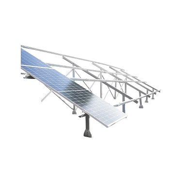 Sistem complet montare, structura cu prindere in beton pentru 22 panouri solare fotovoltaice 12 KW unghi 30 grade Breckner Germany