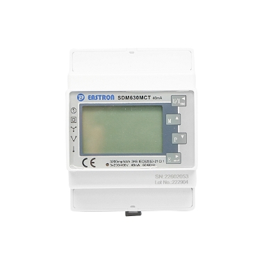 Kit smart meter Deye 380V, 120A, 40mA monofazic cu siguranta digitala split core SDM630MCT