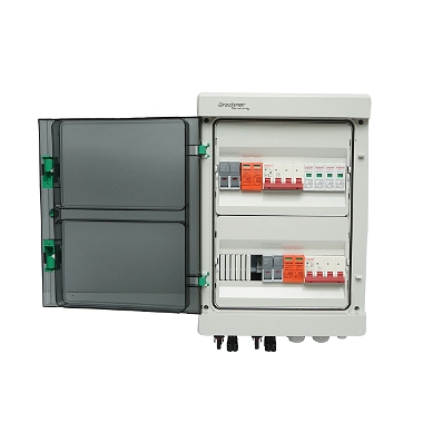 Tablou sigurante echipat DC/AC pentru sistem 380V  5-10KW cu invertoare ON/OFF Grid prosumator