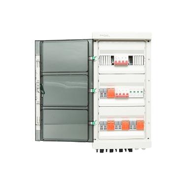 Tablou sigurante echipat DC/AC pentru sisteme fotlvotaice 10-20KW cu invertoare ON/OFF Grid prosumator