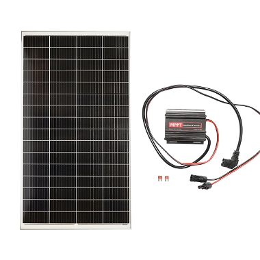 Kit incarcare triciclu electric cu panou solar fotovoltaic 200W si controler MPPT 12A, 12-50V Breckner Germany