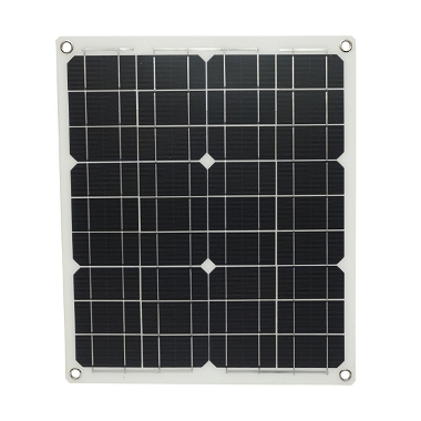 Sistem solar fotovoltaic portabil cu panou 20W cu regulator tensiune USB, Type-C pentru camping