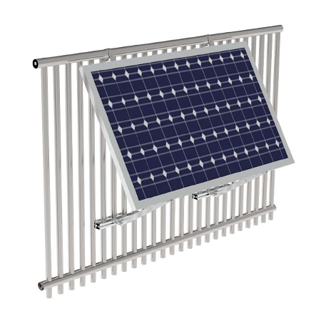 Sistem montaj panouri solare fotovoltaice cu fixare pe balcon