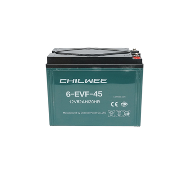 Baterie VRLA cu gel pentru bicicleta electrica cu grafen 6-EVF-45, 12V, 52AH-20HR CHILWEE