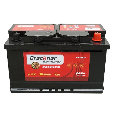 Acumulator, baterie auto 80Ah, 720A, 12V BRECKNER PREMIUM