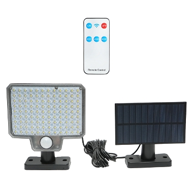 Lampa LED 8W cu panou solar telecomanda si baterie 2000mAh, IP65 Breckner Germany