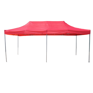 Cort tip pavilion rosu 3mx6m, inaltime reglabila, pliabil Breckner Germany
