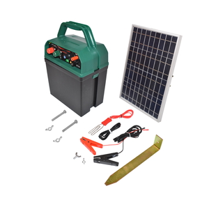Aparat generator impulsuri 12V 1 Joule cu panou solar 10W gard electric Breckner Germany