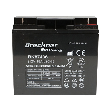 Baterie pentru panou solar 12V 18Ah-20Hr Breckner Germany