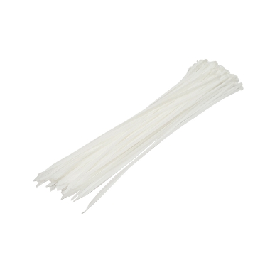 Colier plastic alb 430x3.6 set 100 buc