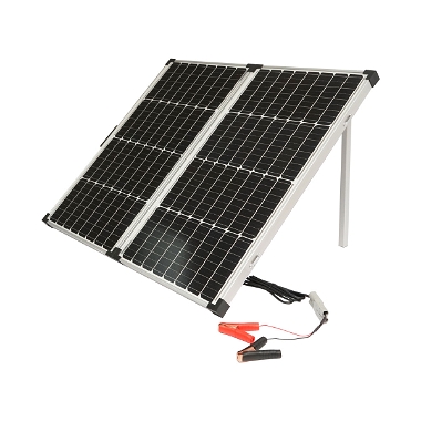 Panou solar 120W fotovoltaic monocristalin tip valiza cu regulator de tensiune 12/24V 20Ah 2 USB-uri Breckner Germany
