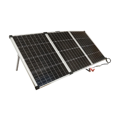 Panou solar 240W portabil fotovoltaic monocristalin tip valiza cu cablu de conectare si regulator tensiune 12/24V 20Ah 2 USB-uri Breckner Germany