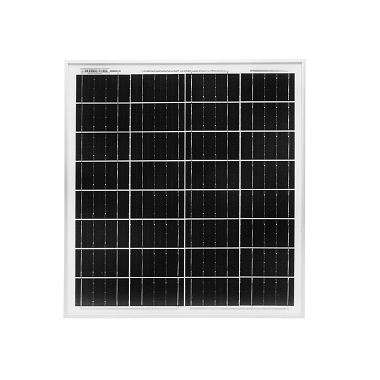 Panou solar 30W fotovoltaic monocristalin cu cablu de conectare 90cm si tensiune maxima 18V 420x405x25mm Thor