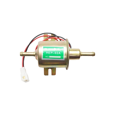 Pompa alimentare electrica HEP universala pentru motorina/benzina, cu filtru incorporat, 12V/02A