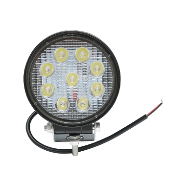 Lampa cu 9 LED-uri 10-60V 27W unghi radiere 30 de grade tip spot 114x114x48mm 6000K IP67 Breckner Germany