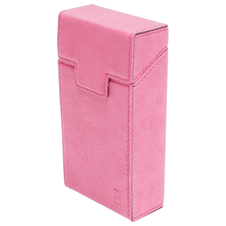 Husa roz din piele pentru pachet de tigari P21 Breckner