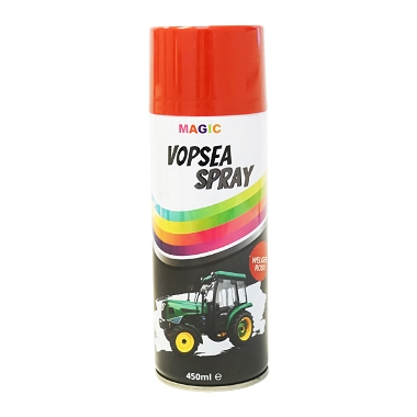 Spray vopsea auto rosu CARMIN tip Welger profesionala cu uscare rapida 450ml MAGIC