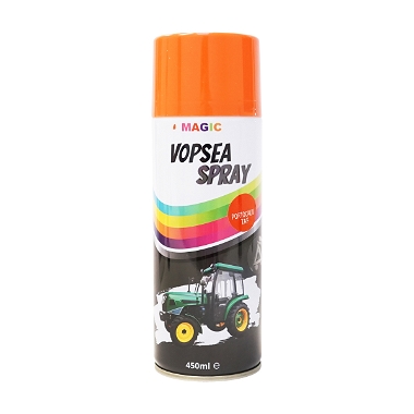 Spray vopsea auto portocaliu RAL tip Tractor Forestier profesionala cu uscare rapida 450ml MAGIC
